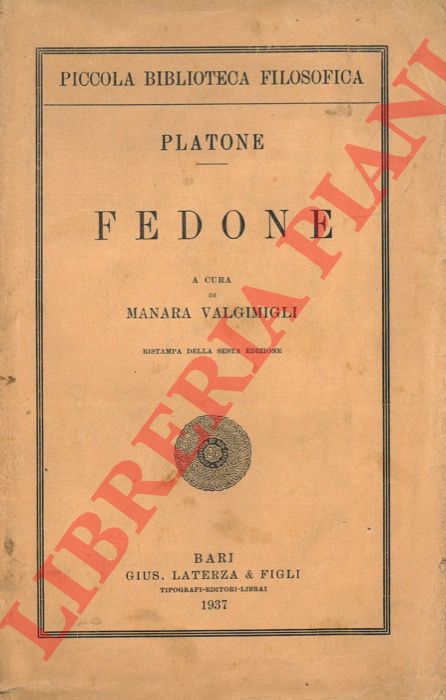 Platone - - Fedone.