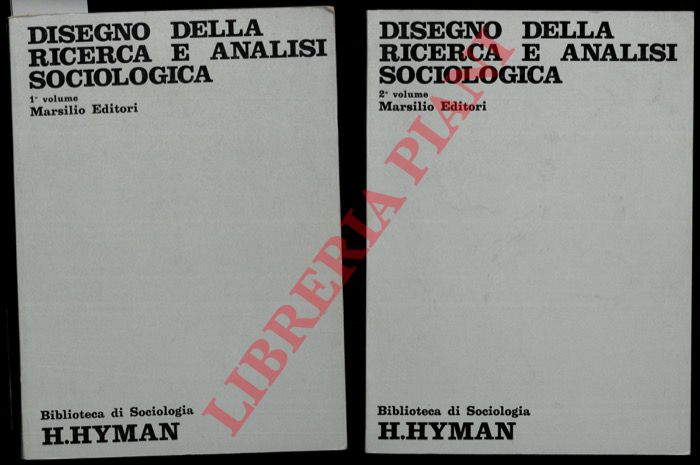 Hyman H. - - Disegno della ricerca e analisi sociologica.