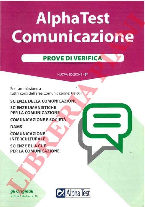 - - Alpha test comunicazione. Prove di verifica.