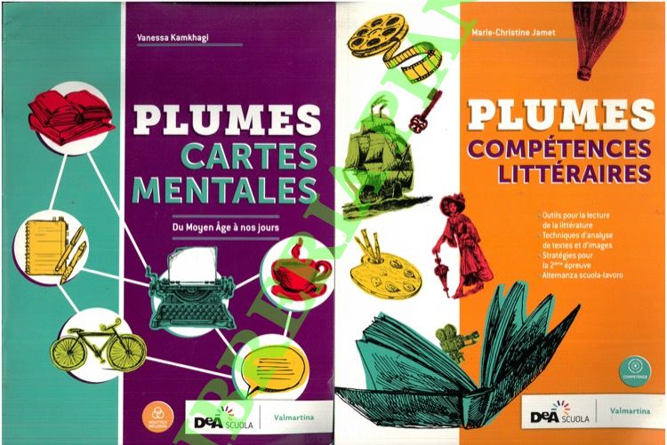 Jamet Marie-Christine - - Plumes. Comptences littraires e Cartes mentales.