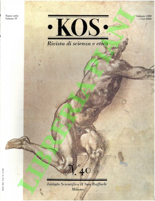 - - KOS. 40. Rivista di scienza e etica.