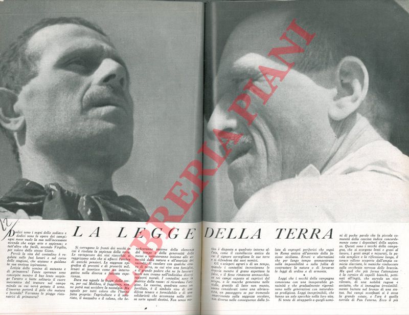 CALVI Gianni - - La legge della terra.