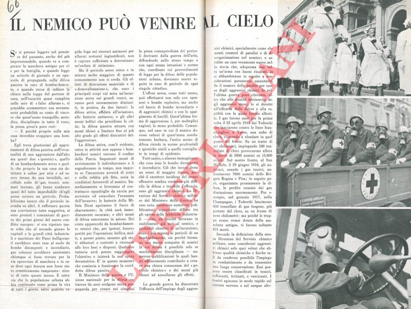 - - Il nemico pu venire dal cielo.