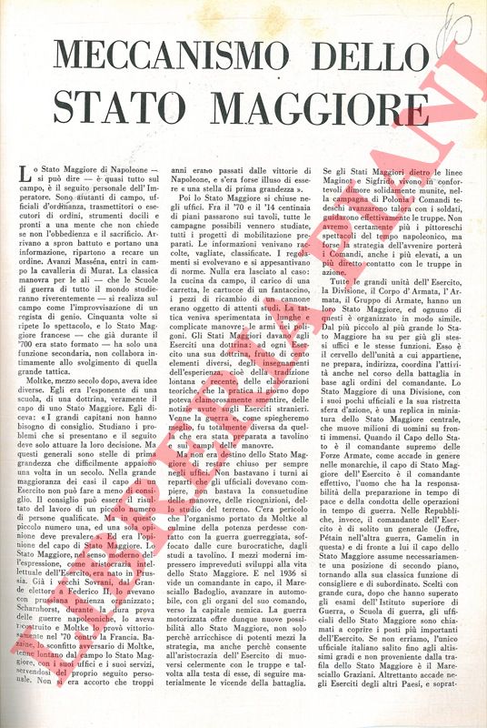 Defensor - - Meccanismo dello Stato maggiore.