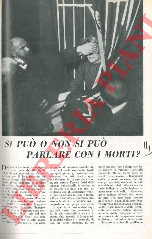 LANOCITA Arturo - - Si pu o non si pu parlare con i morti.