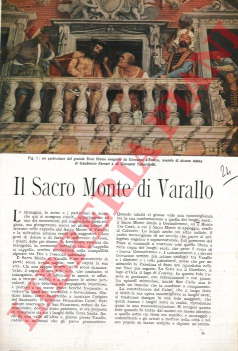 PIOVENE Guido - - Il Sacro Monte di Varallo.
