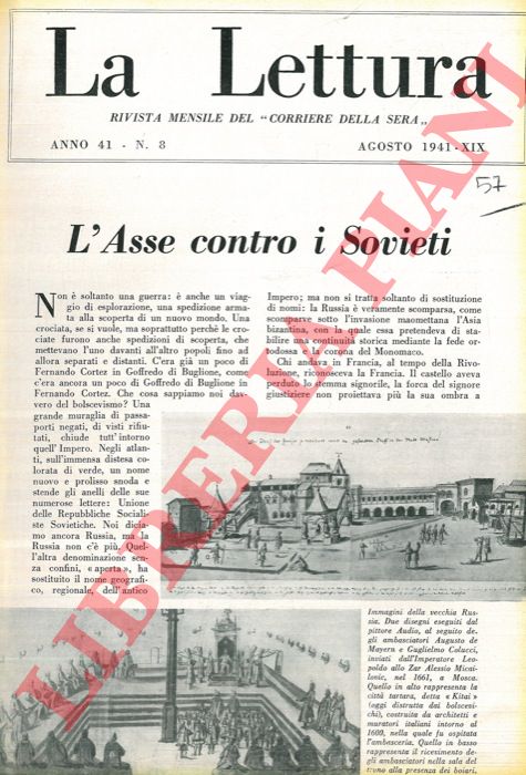 LUPINACCI Manlio - - L'Asse contro i Sovieti.