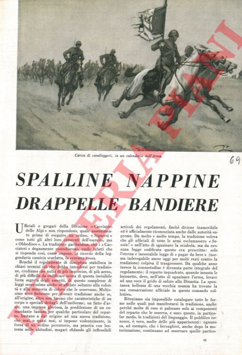 ALBERINI Massimo - - Spalline nappine drappelle bandiere.