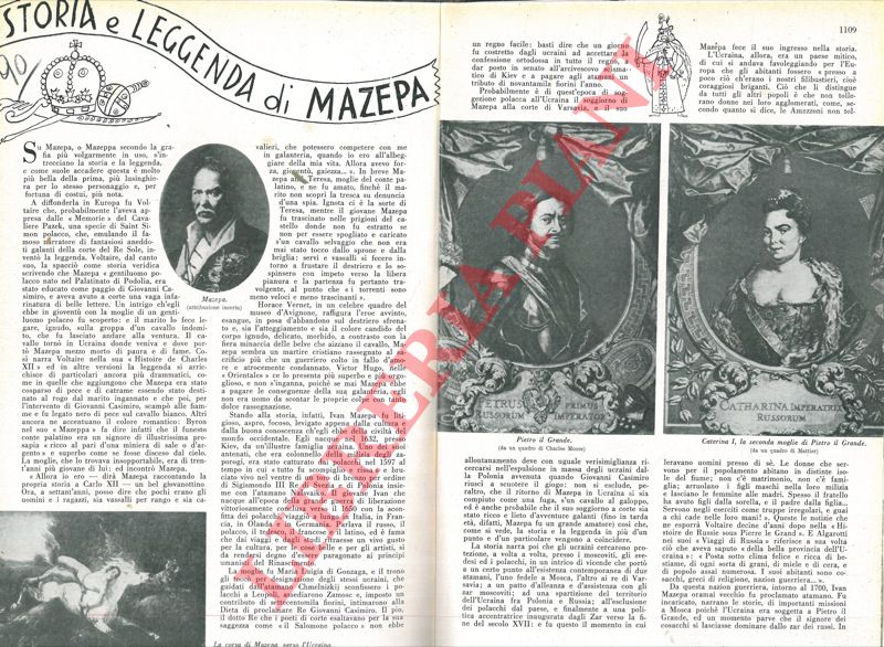 GORRESIO Vittorio - - Storia e leggenda di Mazepa.