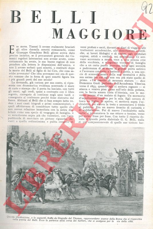 NEGRO Silvio - - Belli maggiore.