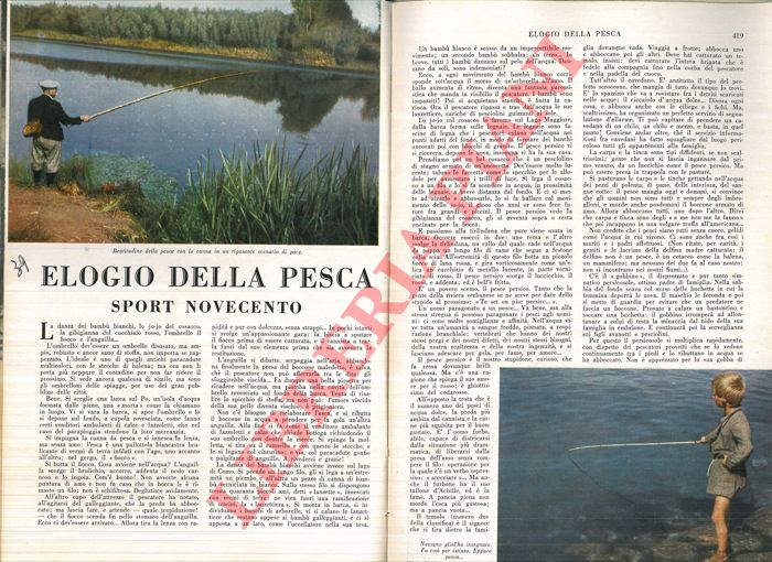 FIORI Pacifico - - Elogi della pesca- Sport Novecento.