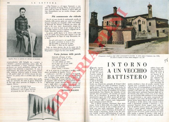 SACCHI Filippo - - Intorno a un vecchio battistero (Lomello).