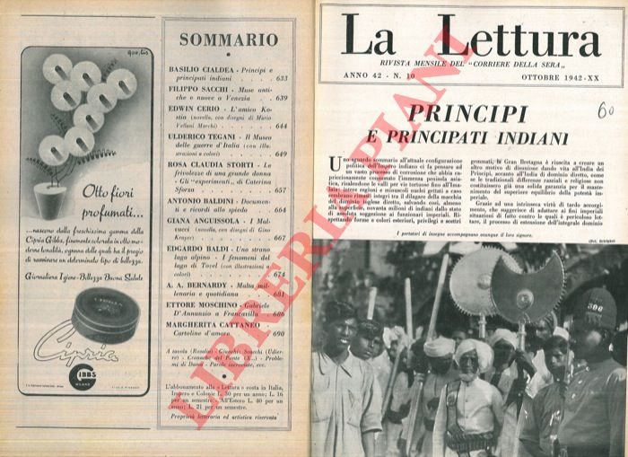 CIALDEA Basilio - - Principi e principati indiani