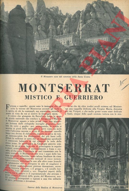 BERRI Gino - - Montserrat mistico e guerriero.