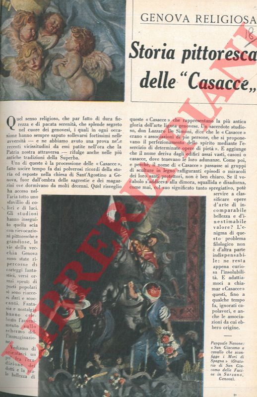 CENZATO Giovanni - - Genova religiosa. Storia pittoresca delle 