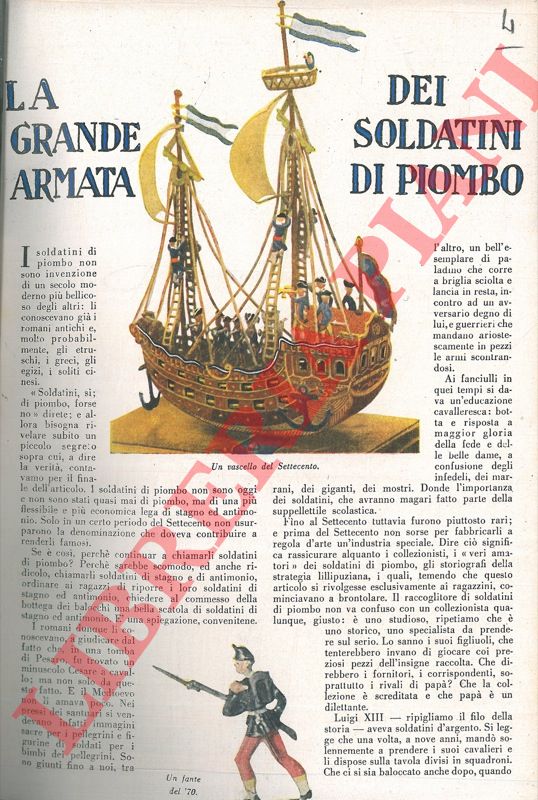 RADIUS Emilio - - La grande armata dei soldatini di piombo.