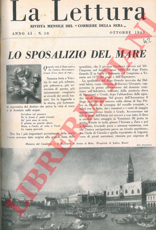 ORTOLANI Giuseppe - - Lo sposalizio del mare.