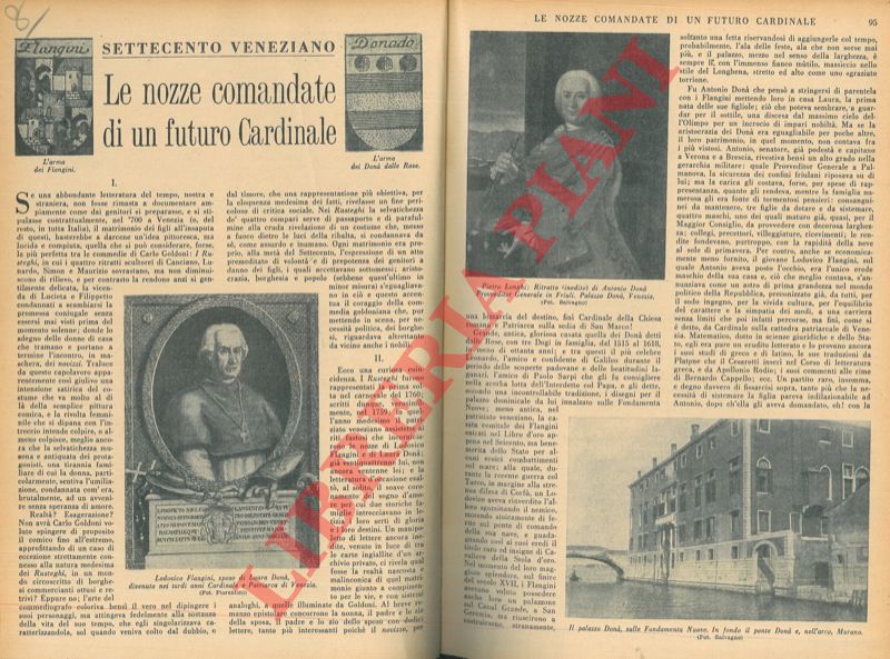 DAMERINI Gino - - Le nozze comandate di un futuro Cardinale.