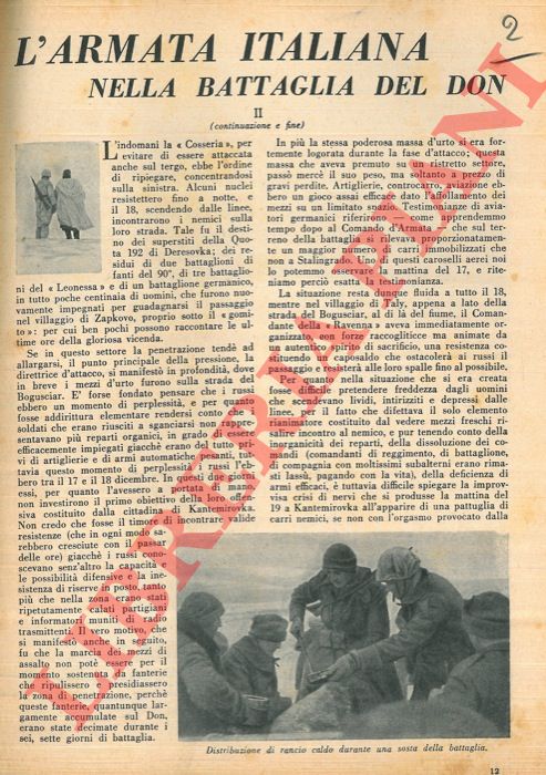 CALVI Gianni - - L'Armata Italiana nella battaglia del Don.