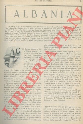 CORDERO DI MONTEZEMOLO Vittorio - - Albania.