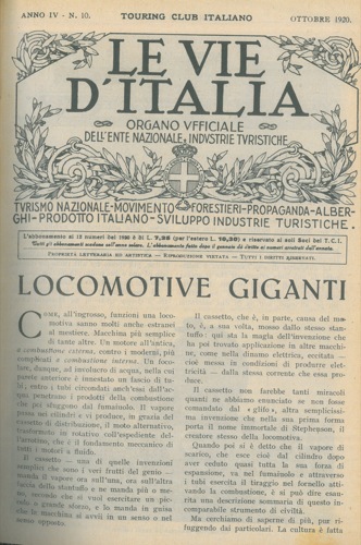 TAJANI Filippo - - Locomotive giganti.
