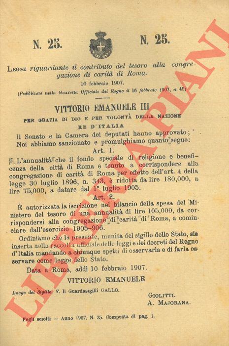Regie Patenti - con le quali si riuniscono gli uffici di insinuazione di varie citt della Sardegna e si danno provvedimenti vari sui Regi Segretari insinuatori del Regno.