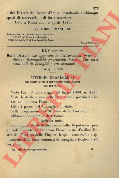 Regio Decreto - che approva la Societ Veneta per l'industria serica con sede in Padova.