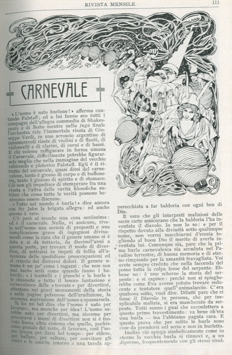FERRIGNI Mario - - Carnevale.