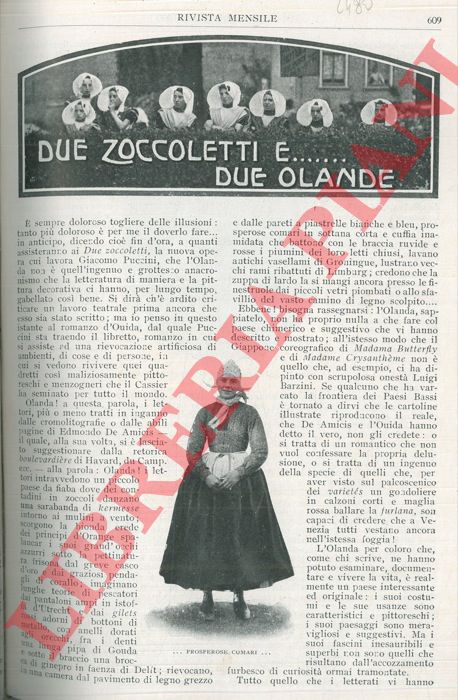 BIANCHI Icilio - - Due zoccoletti e... due Olande.