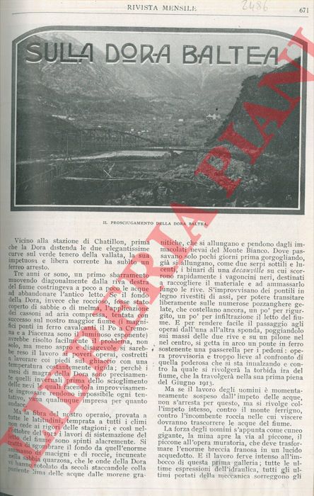GRASSELLI BARNI Annibale - - Sulla Dorea Baltea.