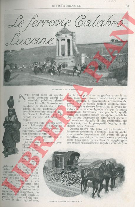 MASSANO Gino - - Le ferrovie calabro-lucane.
