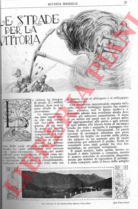 FRACCAROLI Arnaldo - - Le strade per la vittoria.
