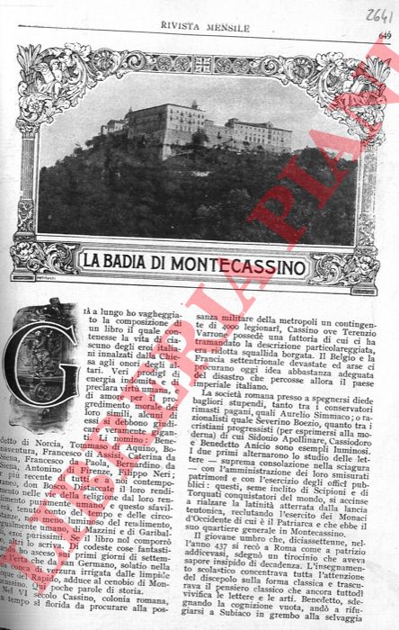 LA BOLINA Jack - - La Badia di Montecassino.