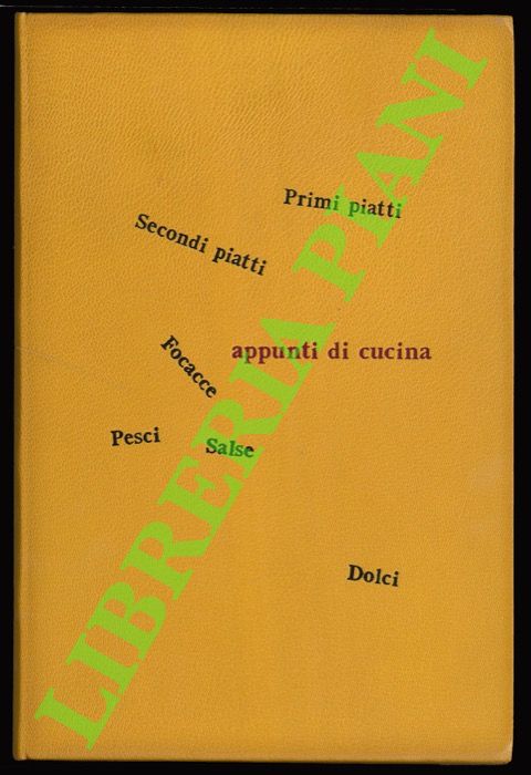 BAGNASCO Orazio - - Appunti di cucina.